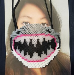 Perler Shark Mask Cover